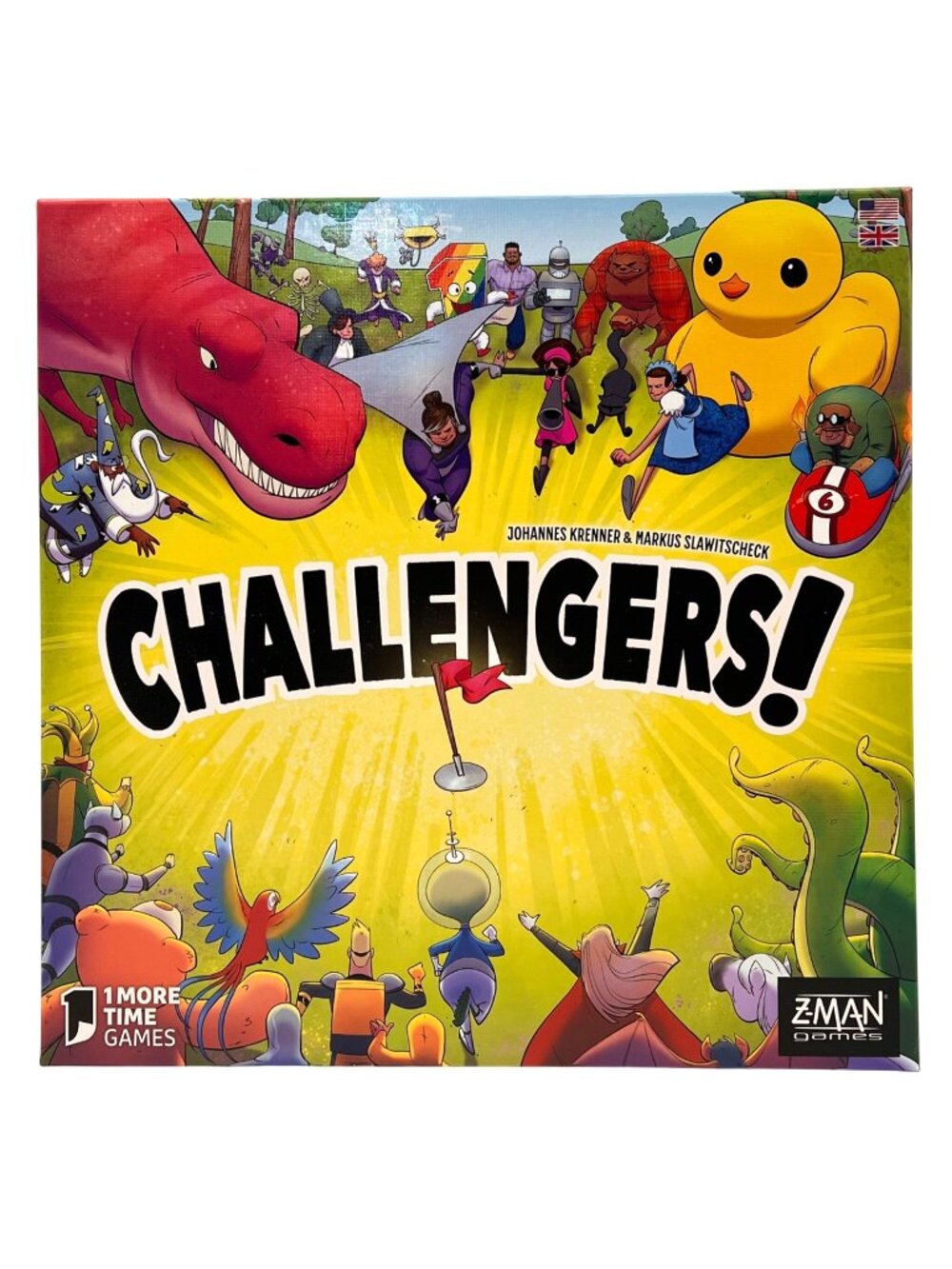 Challengers! By Z-Man Games 2022 Strategic Card Drafting Capture Flag Tournament